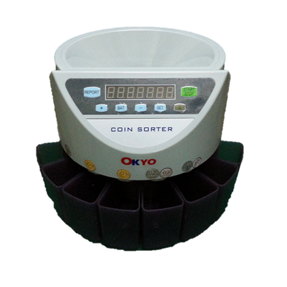 
          	<h3 class='specs'>Specification</h3>
          	<ul>
          		<li>Currency : MYR</li>
				<li>Countinh Speed : 270 Coins per minute</li>
				<li>Display : 7 Digit LED Display</li>
				<li>Report : Total Values & Quantity of Coin</li>
				<li>Sorting : Sorting each denomination into seperate drawer</li>
				<li>Coin Countable : New & Old Coin (Cents) 0.05 , 0.10 , 0.20 , 0.50</li>
				<li>Feeding System : Motorized Spinner</li>
				<li>Counting Device : Electronic Counting Sensor</li>
				<li>Hopper Capacity : => 500 coins</li>
				<li>Free Present Batch : 0 ~ 999 & Memory Function</li>
				<li>Voltage : 220V,50Hz</li>
				<li>Weight : 4.1kg</li>
				<li>Dimension : 360mm x 360mm x 315mm</li>
          	</ul>
          	